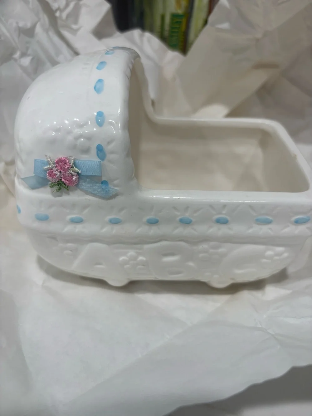Vintage Ceramic Baby Vase